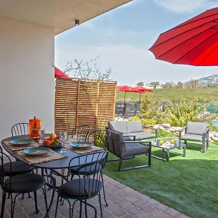 Levante Shared Swimming Pool Bbq Lägenhet Calenzana